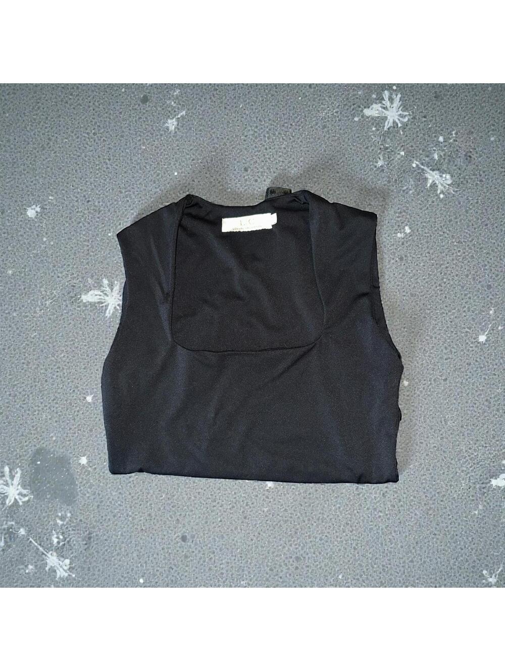 Lauren Conrad Black Sleeveless Women's Bodysuit